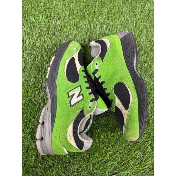 Size 10.5 - New Balance 2002R Good Vibes Pack - Green Apple Suede (M2002RGZ) - Picture 5 of 9